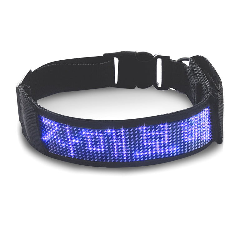 FLASH - Collier lumineux led connecté ajustable