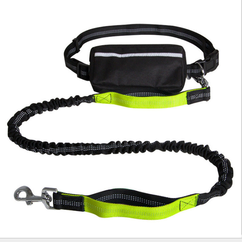 FLUNK - Set laisse mains libres avec ceinture + sacoche